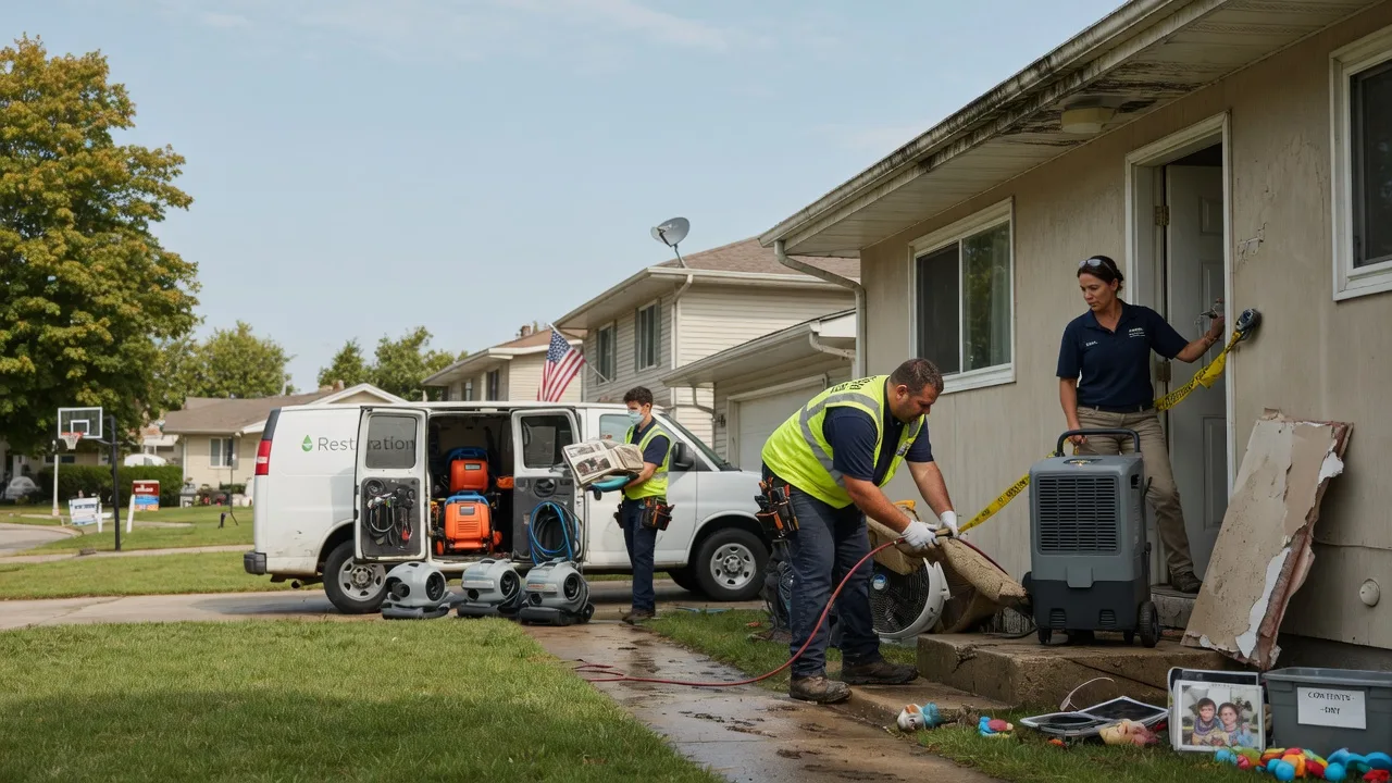 Water Damage Restoration in Staunton, IL near me